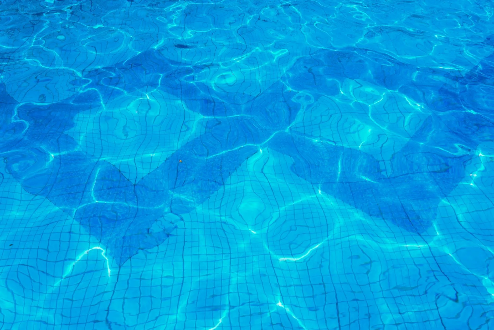 Crystal clear spa water after chemical treatment